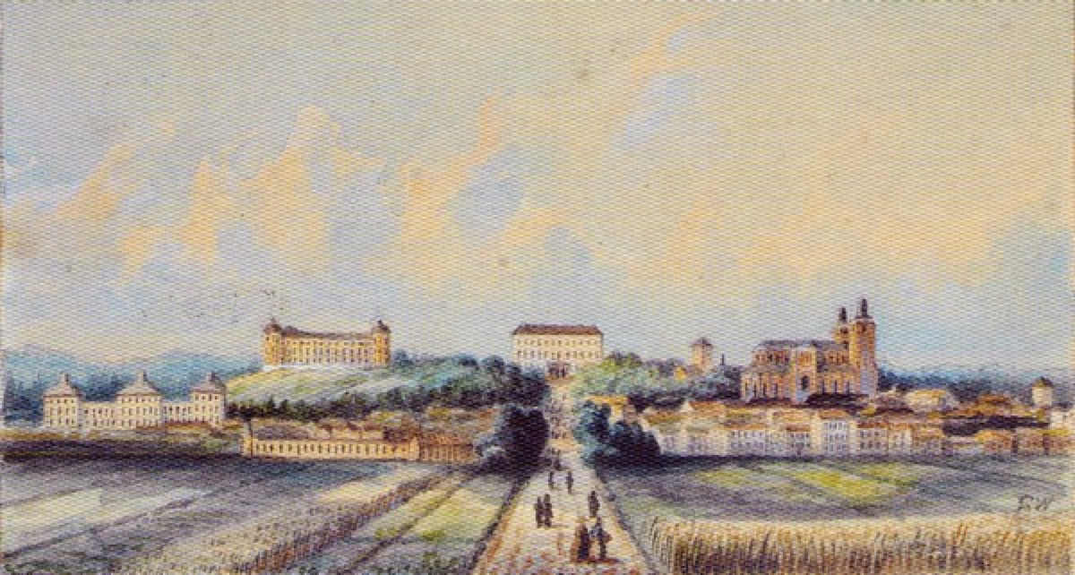 Uppsala omkring 1850